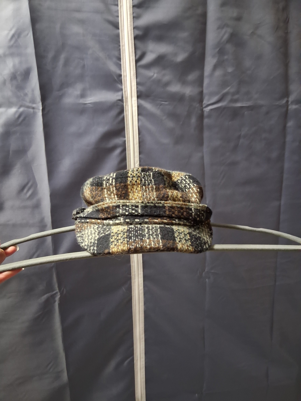 Manhattan Hat Company newsboy cap made of 100% acrylic